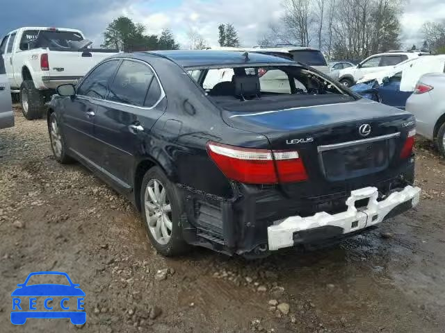 2007 LEXUS LS 460L JTHGL46F375015385 зображення 2