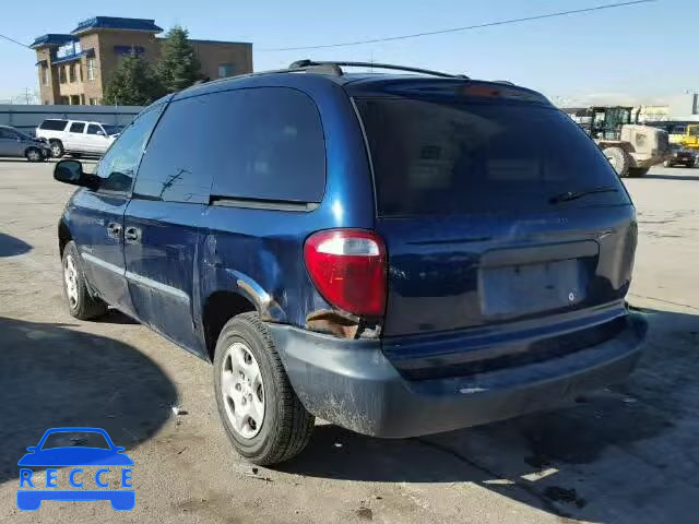 2001 DODGE CARAVAN SE 1B4GP25R01B165983 Bild 2