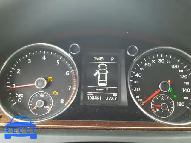 2012 VOLKSWAGEN CC LUXURY WVWHP7AN1CE530826 image 7