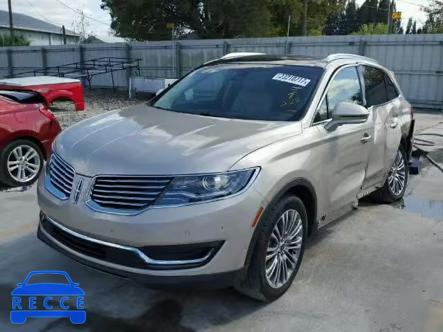 2017 LINCOLN MKX RESERV 2LMPJ6LR7HBL12707 зображення 1