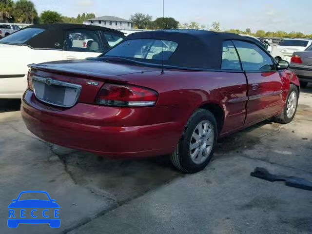 2005 CHRYSLER SEBRING GT 1C3EL75R05N701102 зображення 3