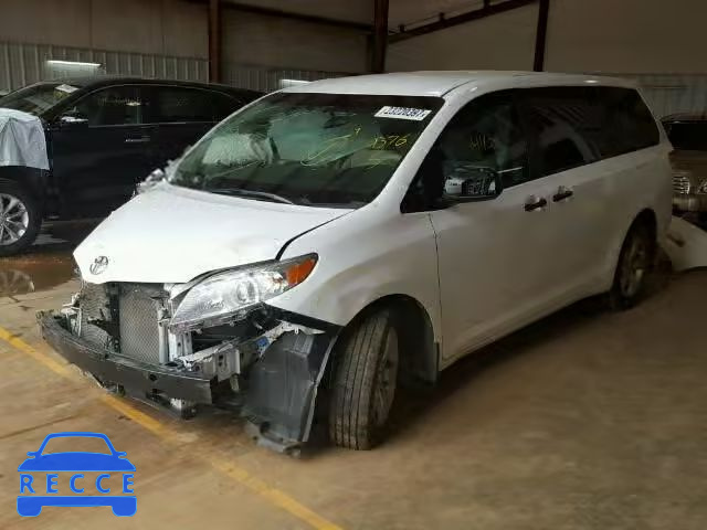 2014 TOYOTA SIENNA 5TDZK3DC0ES499376 image 1