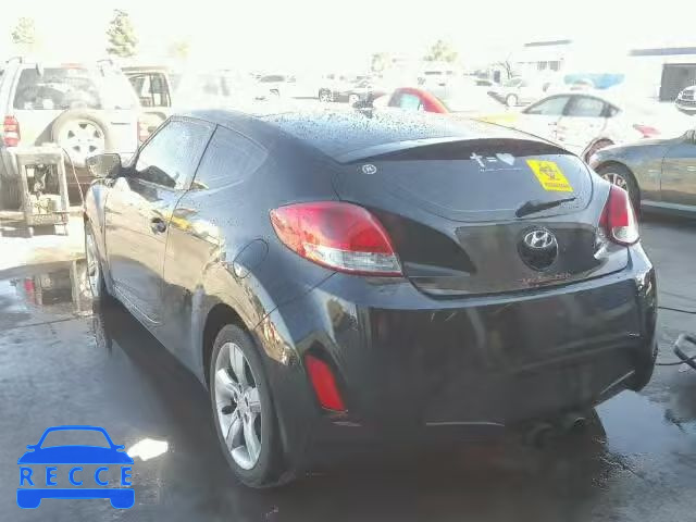 2014 HYUNDAI VELOSTER KMHTC6AD9EU217518 image 2