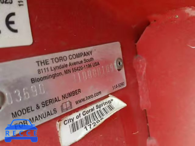 2009 TORO MOWER 310000109 image 9