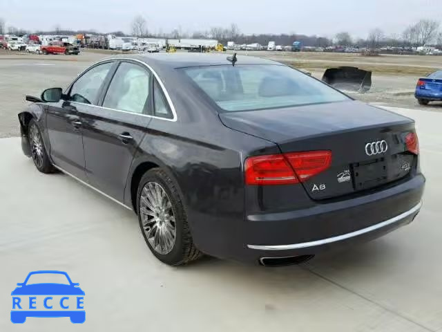 2013 AUDI A8 QUATTRO WAUA2AFD1DN017068 image 2