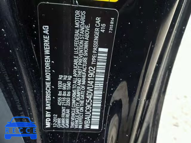 2013 BMW 135I/IS WBAUC9C54DVU41902 зображення 9