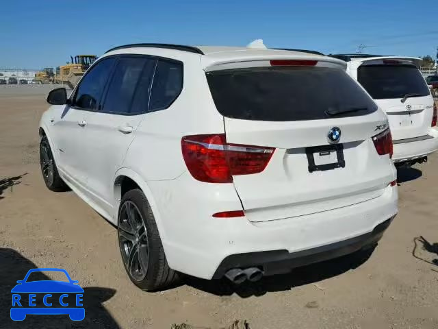 2016 BMW X3 XDRIVE3 5UXWX7C53G0S16794 Bild 2