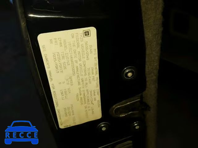 1994 GMC SIERRA C15 1GTDC14K6RZ553352 image 9