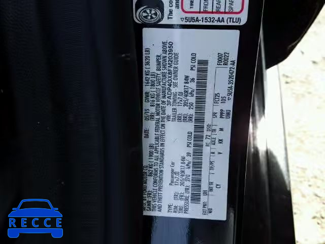 2015 FORD FIESTA ST 3FADP4GX8FM203950 image 9