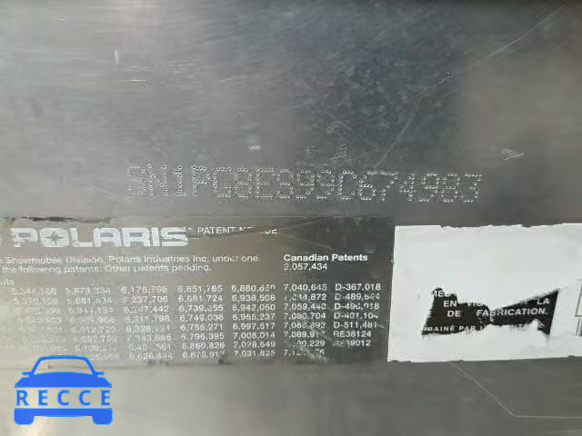 2009 POLARIS DRAGON SN1PG8ES99C674983 image 19