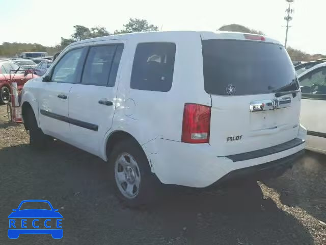 2014 HONDA PILOT LX 5FNYF4H22EB053287 image 2