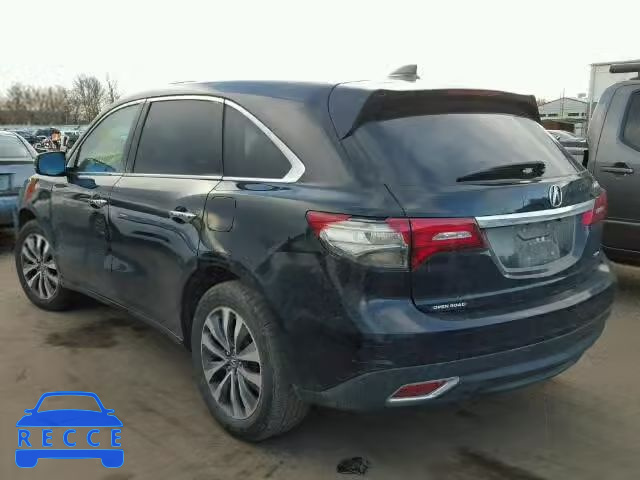 2014 ACURA MDX TECH 5FRYD4H41EB010663 зображення 2