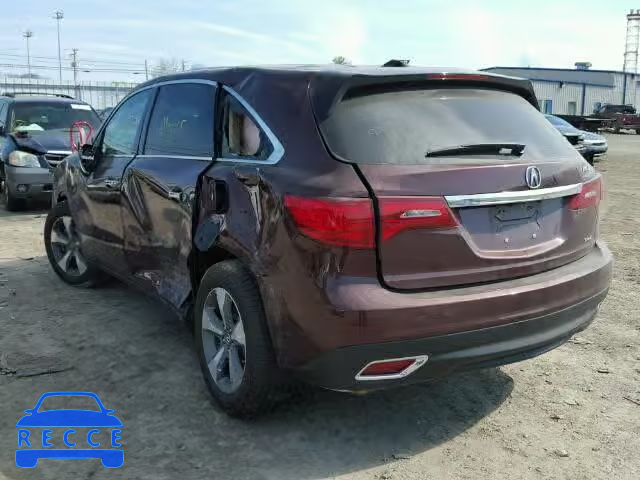 2016 ACURA MDX 5FRYD4H26GB049203 image 2