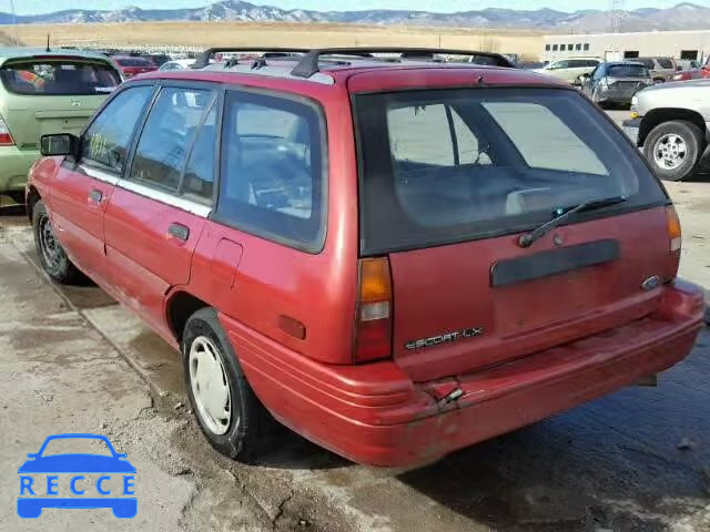 1993 FORD ESCORT LX 1FAPP15J7PW343774 image 2