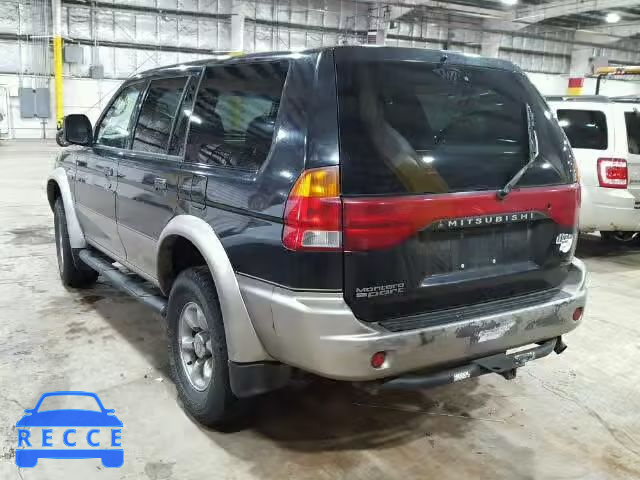 1998 MITSUBISHI MONTERO SP JA4MT31P5WP009776 image 2