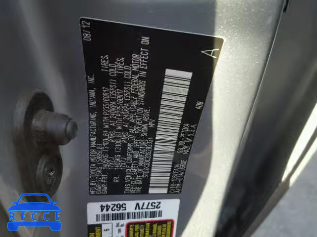 2013 TOYOTA SIENNA 5TDZK3DC2DS283334 image 9