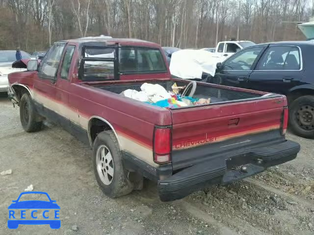 1991 CHEVROLET S10 1GCCT19Z0M2182076 image 2