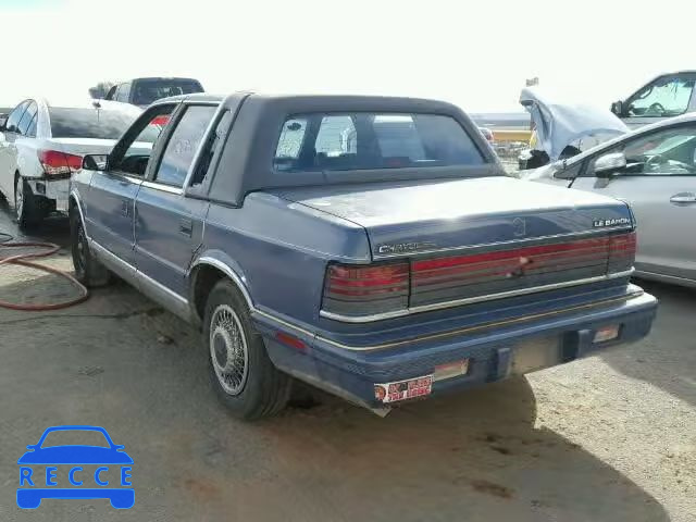 1991 CHRYSLER LEBARON 3C3XA5634MT043604 Bild 2