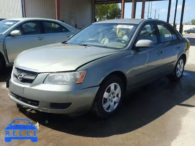 2008 HYUNDAI SONATA 5NPET46C58H390775 image 1