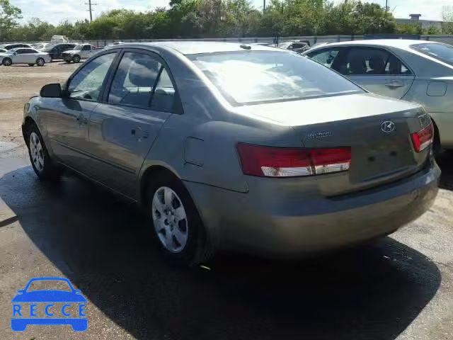 2008 HYUNDAI SONATA 5NPET46C58H390775 image 2