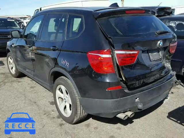 2012 BMW X3 XDRIVE2 5UXWX5C58CL720853 зображення 2