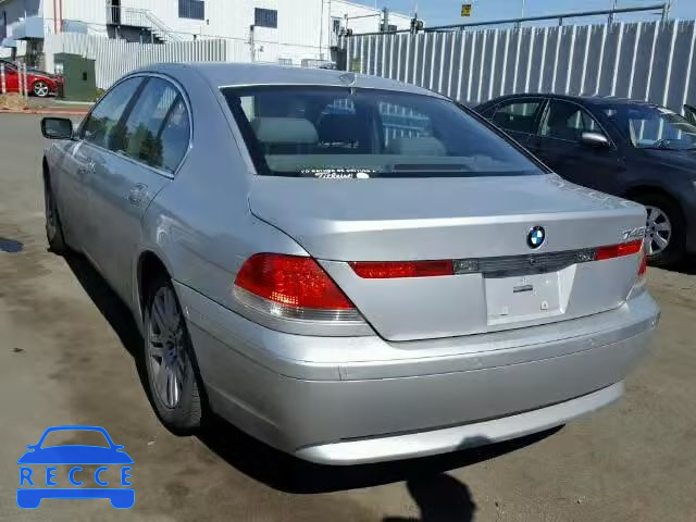 2003 BMW 745I WBAGL63423DP64529 Bild 2