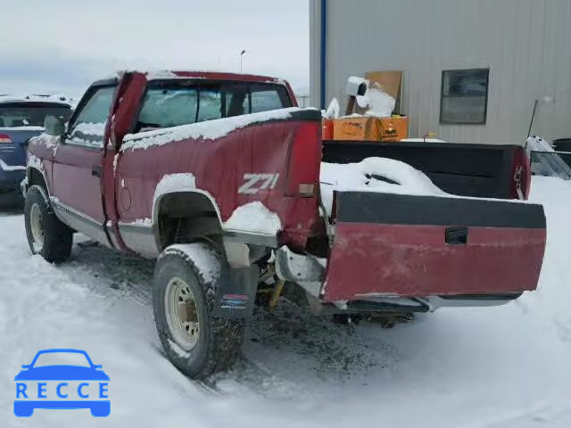 1991 CHEVROLET K1500 1GCDK14K2MZ203597 image 2