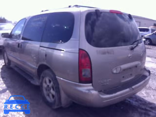 2001 NISSAN QUEST GLE 4N2ZN17T81D823880 image 2