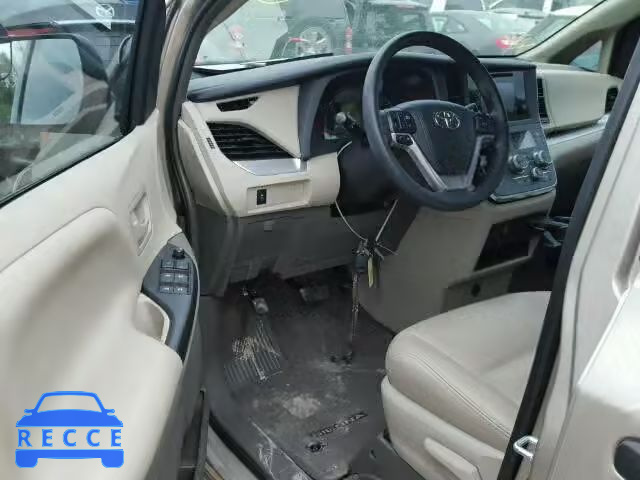 2015 TOYOTA SIENNA 5TDZK3DC3FS603439 зображення 8