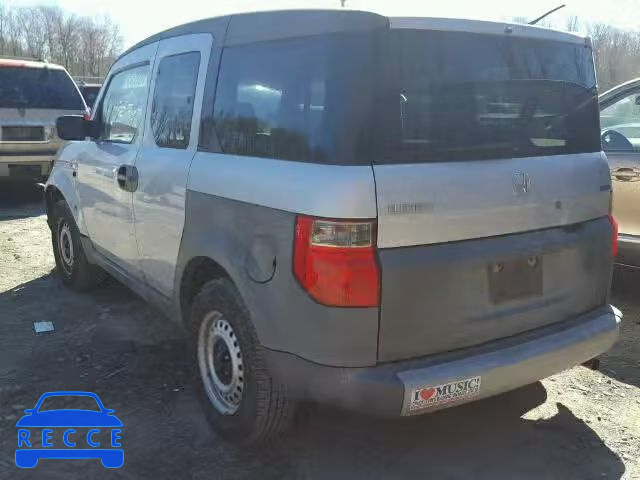 2003 HONDA ELEMENT DX 5J6YH18223L002708 image 2