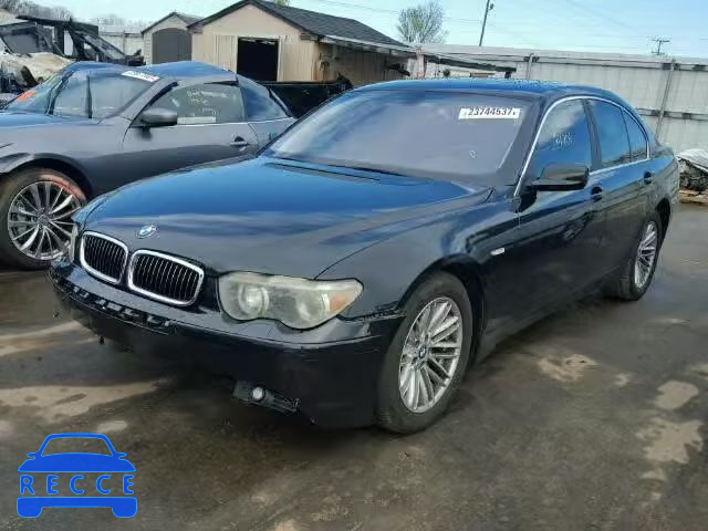 2004 BMW 745I WBAGL63514DP72857 зображення 1