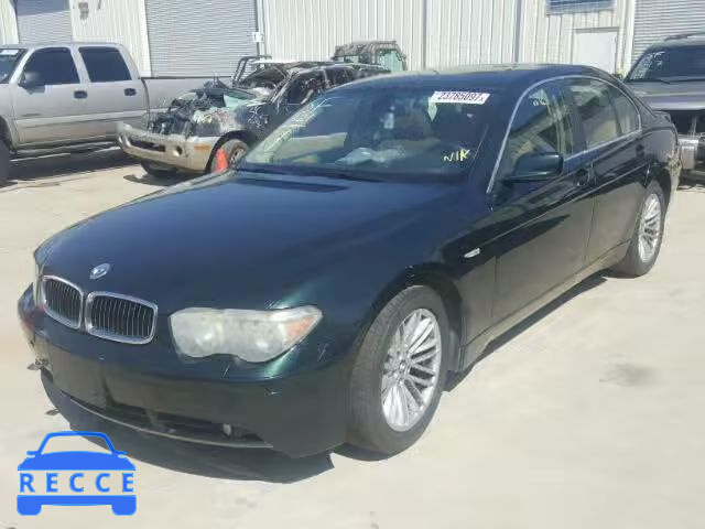 2004 BMW 745I WBAGL63504DP73904 зображення 1