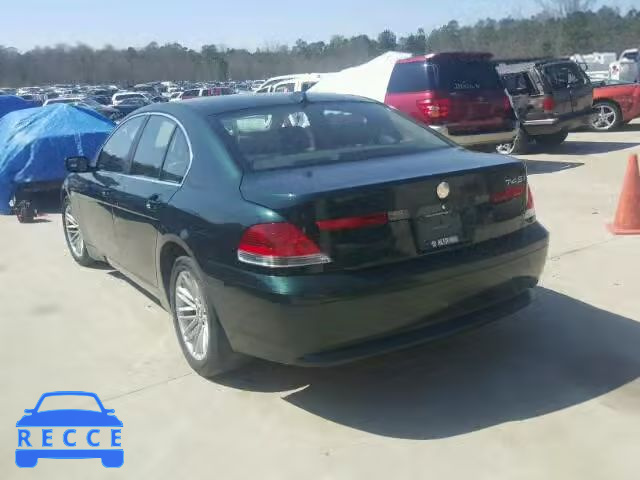 2004 BMW 745I WBAGL63504DP73904 image 2