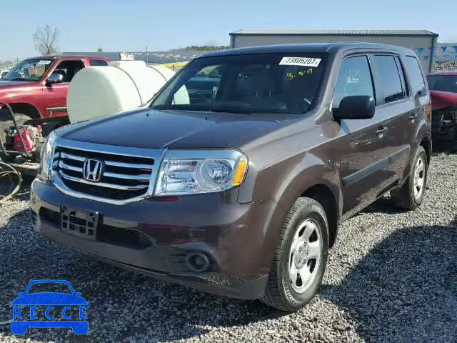 2012 HONDA PILOT LX 5FNYF3H22CB016229 image 1