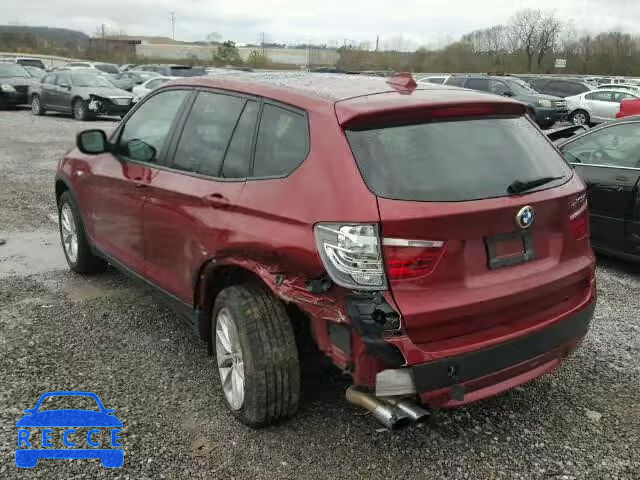 2013 BMW X3 XDRIVE2 5UXWX9C58D0A09411 зображення 2