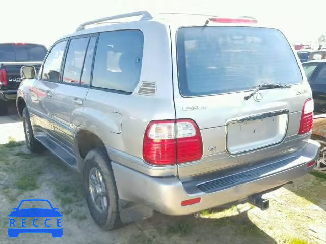 1999 LEXUS LX 470 JT6HT00W8X0059538 image 2