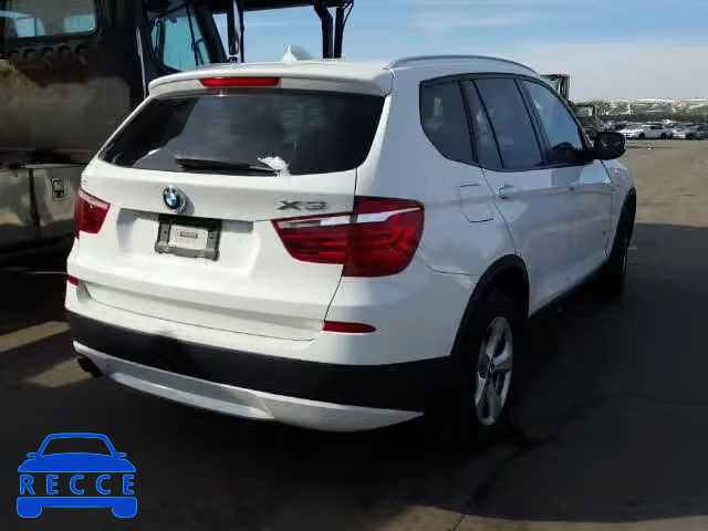 2012 BMW X3 XDRIVE2 5UXWX5C59CL721672 зображення 3