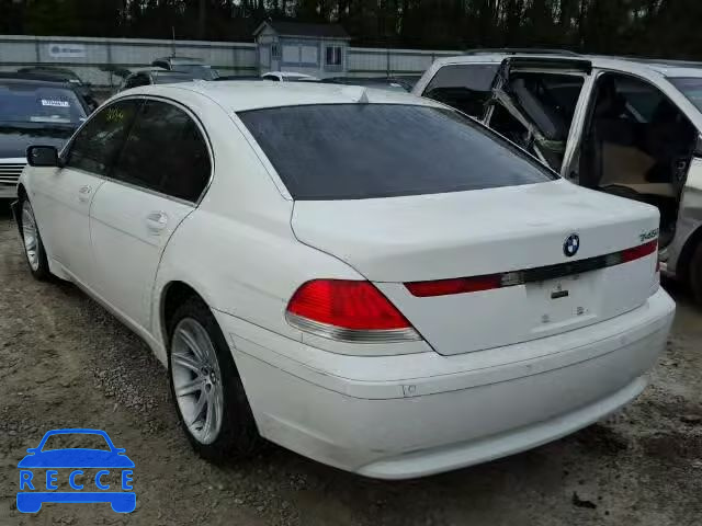 2005 BMW 745I WBAGL63515DP74268 зображення 2