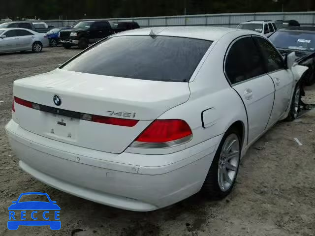 2005 BMW 745I WBAGL63515DP74268 зображення 3