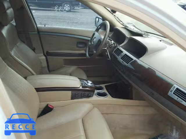 2005 BMW 745I WBAGL63515DP74268 зображення 4