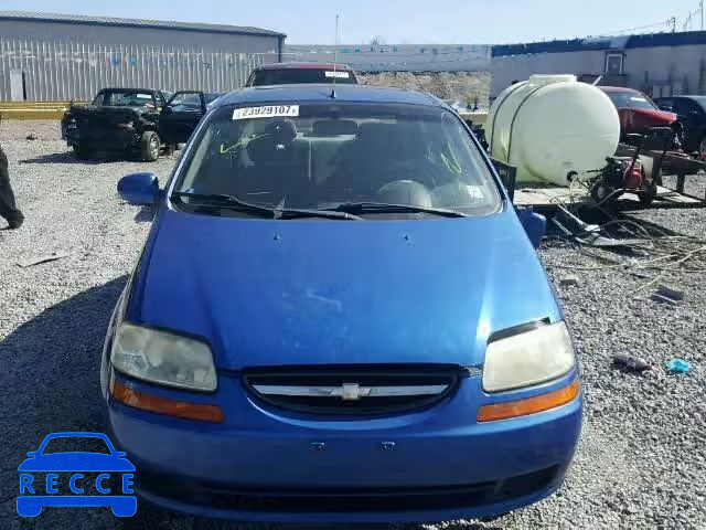 2004 CHEVROLET AVEO LS KL1TJ52614B230771 зображення 9