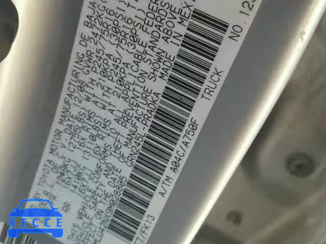 2009 TOYOTA TACOMA DOU 3TMLU42NX9M028805 image 9