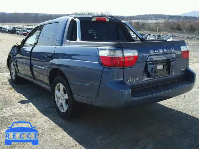 2006 SUBARU BAJA SPORT 4S4BT62C567101640 image 2