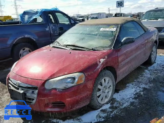 2004 CHRYSLER SEBRING GT 1C3EL75R14N304349 зображення 1