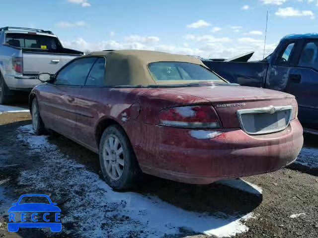 2004 CHRYSLER SEBRING GT 1C3EL75R14N304349 image 2