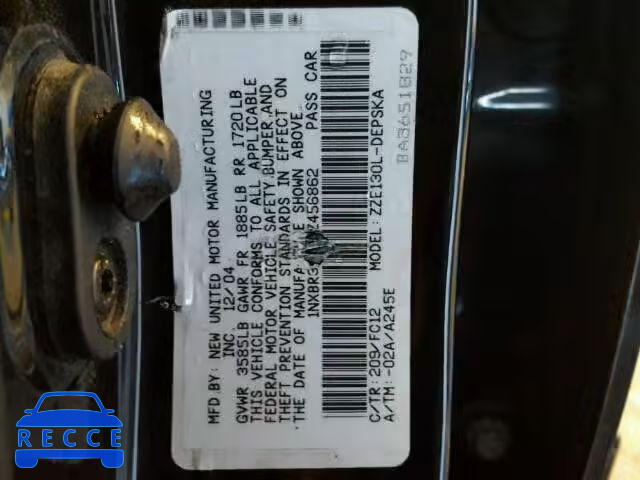 2005 TOYOTA COROLLA 1NXBR32E25Z456862 image 9