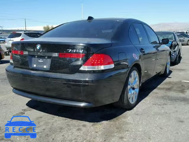 2005 BMW 745I WBAGL63585DP75966 зображення 3