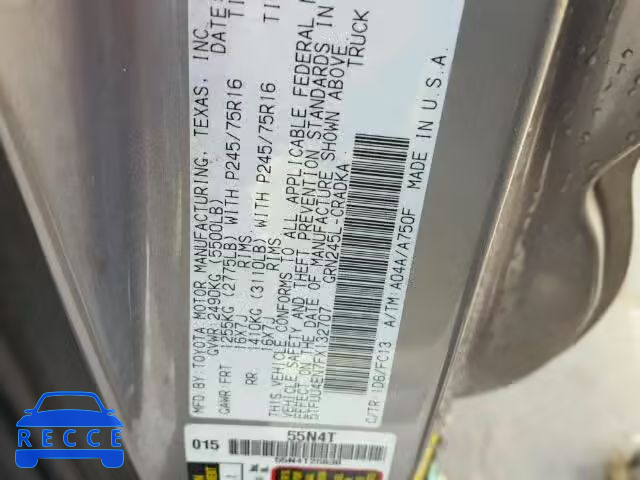 2015 TOYOTA TACOMA ACCESS CAB 5TFUU4EN7FX132707 image 9