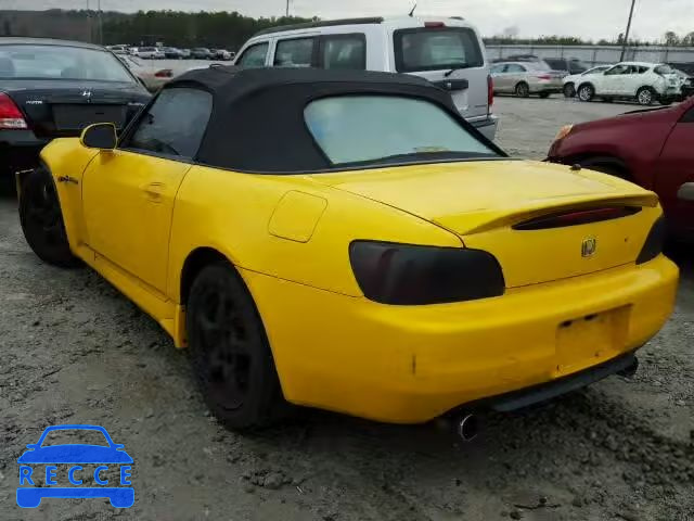 2001 HONDA S2000 JHMAP11461T006617 image 2