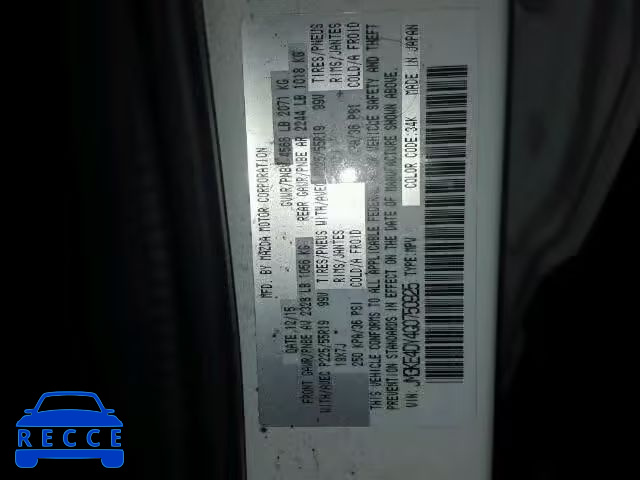 2016 MAZDA CX-5 GRAND JM3KE4DY4G0750925 image 9